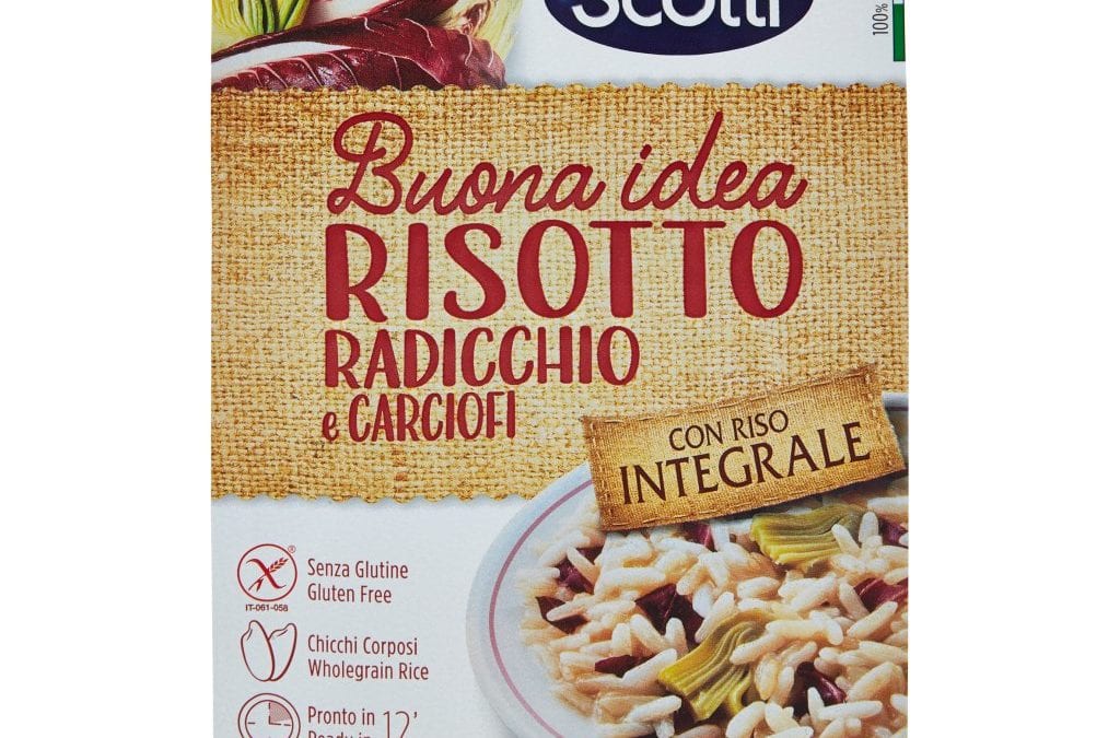 Italian Risotto Radicchio and Artichokes