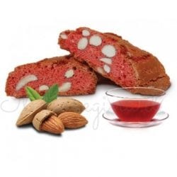 Italian Cantucci Biscuits - Alkermes and Almond