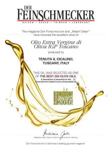 Italian Tuscany  Extra Olive Oil Il Cicalino - 750 ml