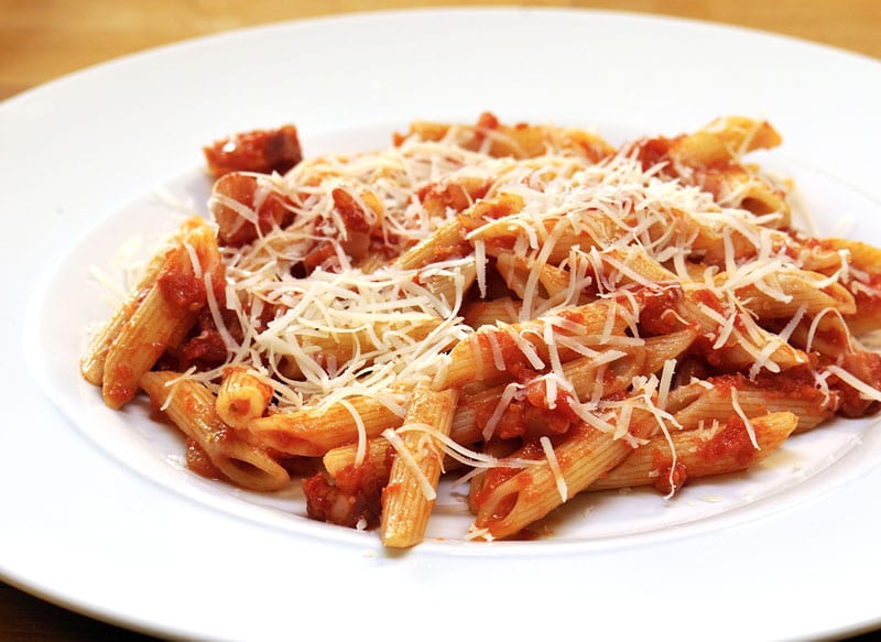 Penne with Amatriciana Sauce