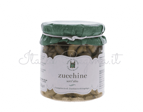 Zucchini in Oil, 270 gr - Azienda Agricola Cesare Bertoia