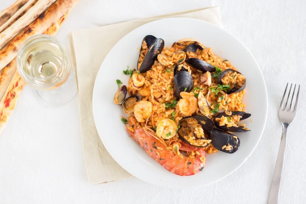 seafood risotto