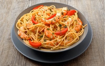 Spaghetti with Shrimp