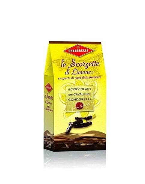 Candied Lemon Peels with Dark Chocolate