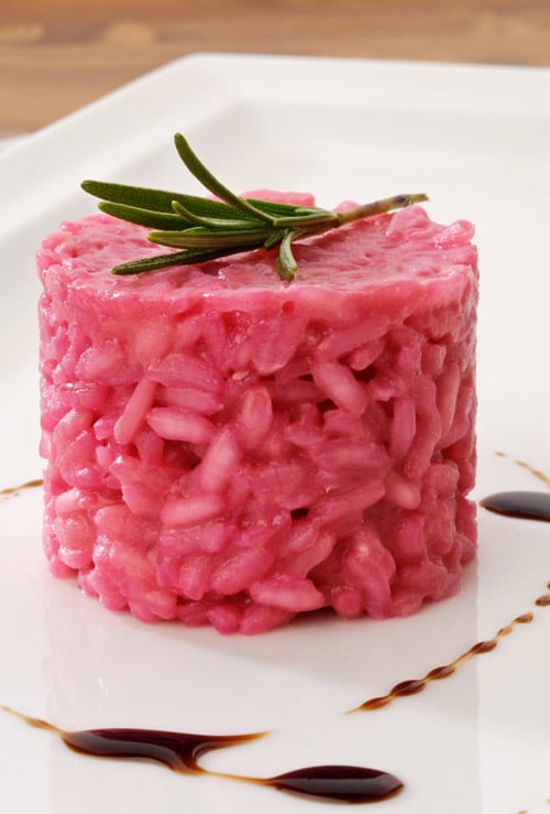 Risotto with Beetroot 