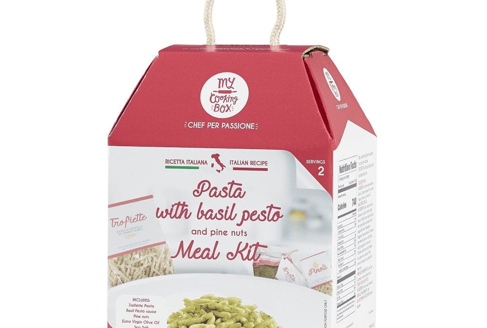 Meal kit pasta trofie with basil pesto – 1,2 kg