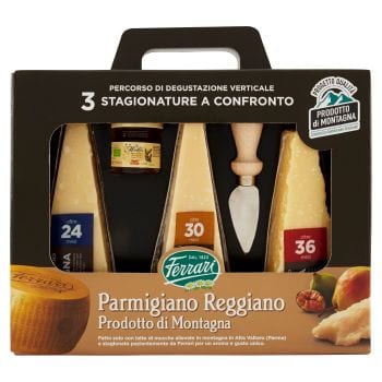 Parmigiano Reggiano PDO 24-30-36 month + honey and  cheese knife
