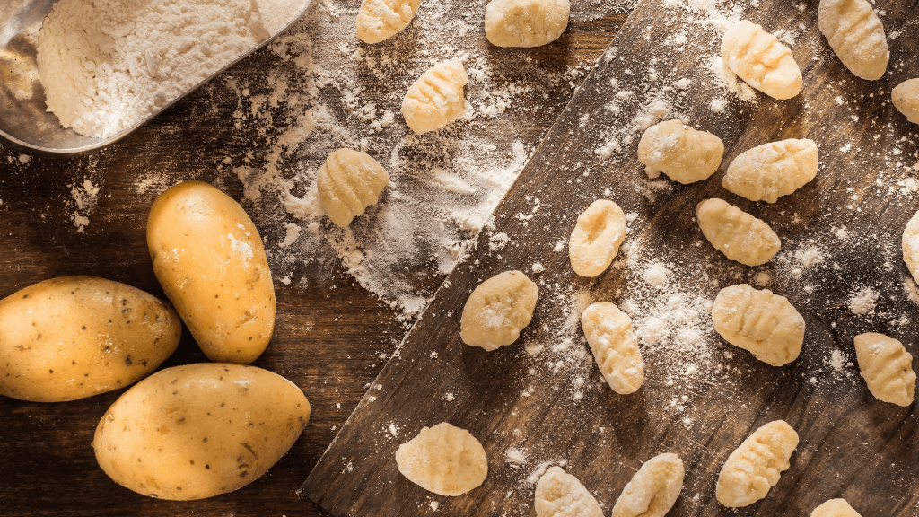 Saffron and Mushrooms Gnocchi Recipe