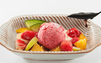 Recipe: Fruit Salad, Balsamic Vinegar PDO and Ice Cream